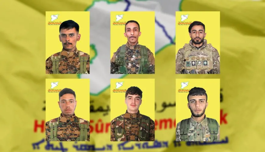QSD’ê nasnameyên 6 şehîdan aşkera kirin