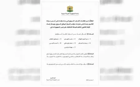 Desthilata Şamê "Komîteya Sazkirina Reşnivîsa Ragihandina Destûrê" ava kir