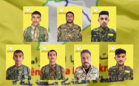 QSD’ê nasnameyên 7 şervanan aşkera kirin û soza bilindkirina berxwedanê da