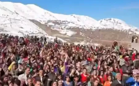 Li Rojhilatê Kurdistanê agirê Newrozê hate pêxistin