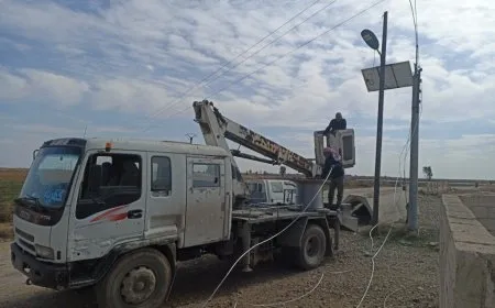 Li Meskenê û Dêr Hafirê 4 jeneratorên kehrebeyê hatin danîn