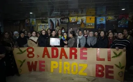 Jinên li Tişrînê 8’ê Adarê li  YPJ’ê pîroz kir