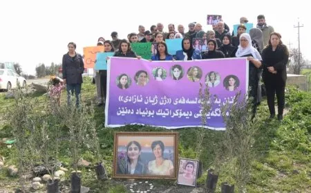 Li cihê Gulistan û Hêro şehîd bûn şitilê daran çandin