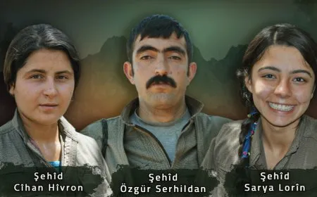 HPG:  Cîhan, Sarya û Ozgur di dîroka azadiyê de cih girtin û bûn nemir