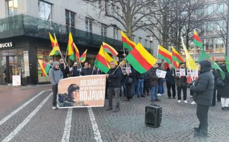 Li Almanyayê komkujiya Kobanê hat protestokirin