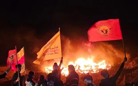 Piştî çend salan ji qedexeyê agirê Newrozê li çiyayê Kokebê hat pêxistin