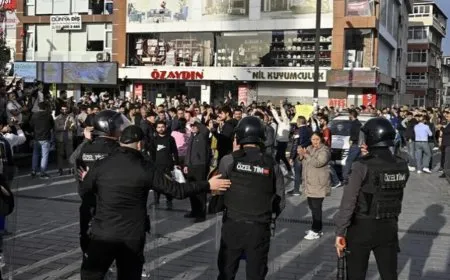 Ji ber çalakiyên protestoyî 64 kes li Stenbolê hatin girtin