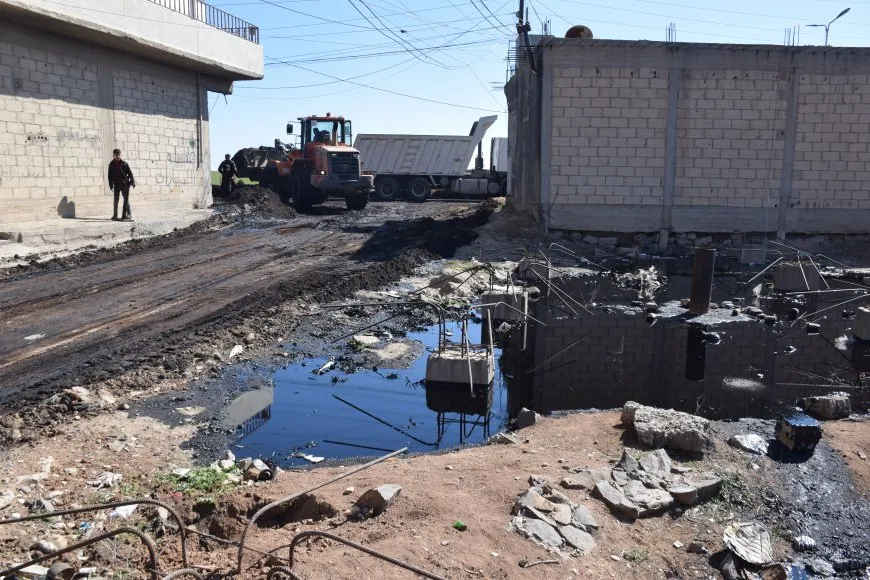 Li Girkê Legê boriya neftê teqiya û rê hat girtin
