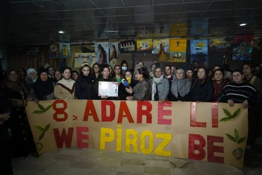 Jinên li Tişrînê 8’ê Adarê li  YPJ’ê pîroz kir