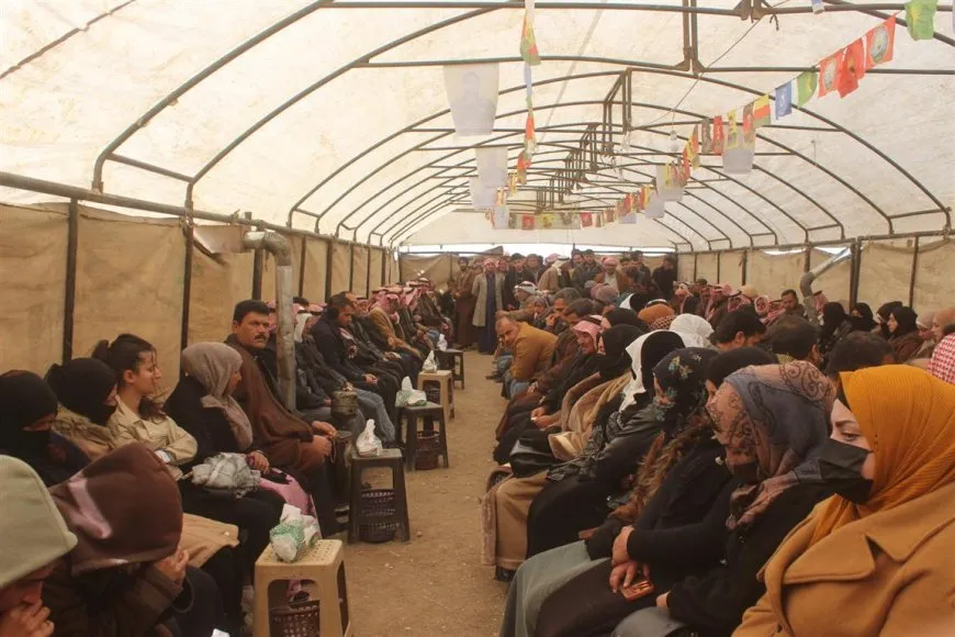 Sersaxî ji malbata şehîd Salih El Şebo re xwestin