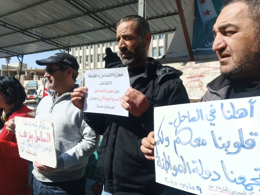 Çalakgerên Siwêdayî komkujiyên peravê protesto kir