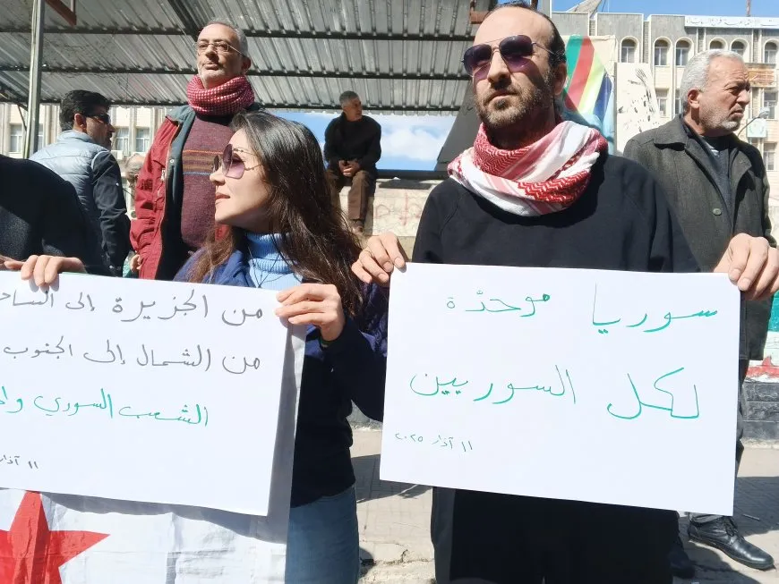 Siwêdayiyan piştgiriya xwe bi peymana QSD’ê ya li Şamê re nîşan da