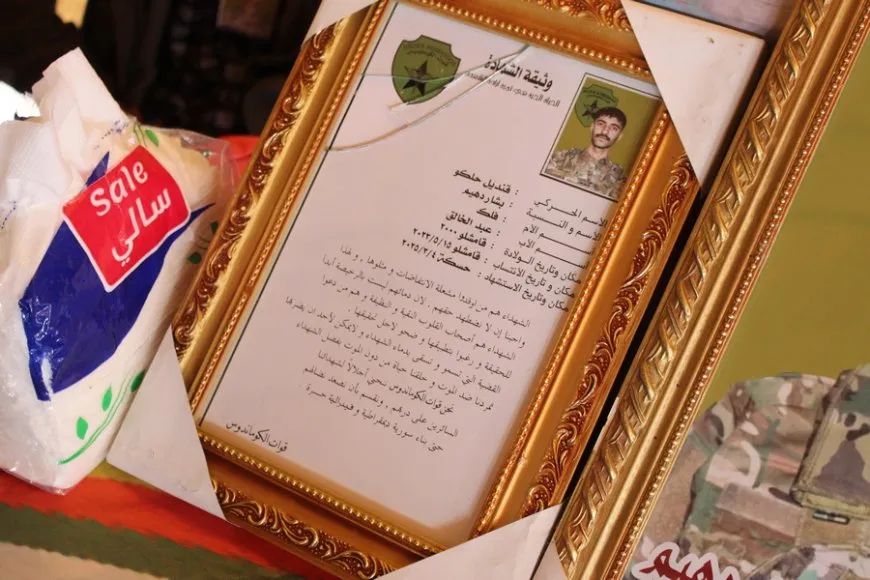 Şêniyên Til Birak sersaxî da malbata şehîd Beşar Dihêm