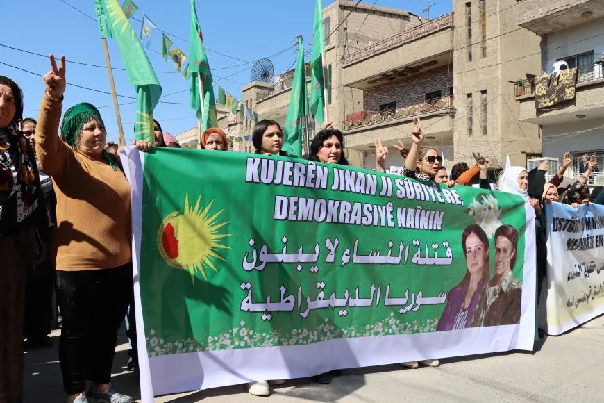 Jin li hember destûra desthilata Şamê meşiyan