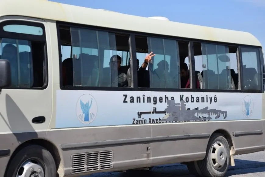 Konvoya gel ji Kobanê berê xwe da Tişrînê