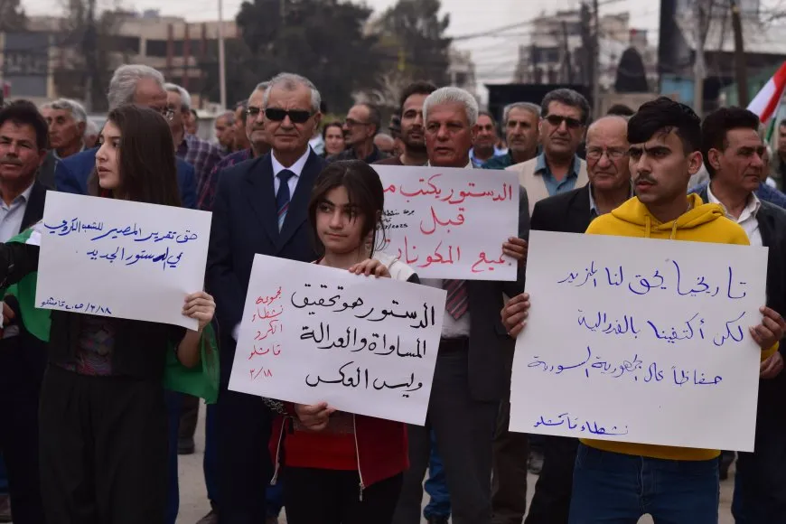 Çalakvanên Dirbêsiyê û Qamişlo "Danezana destûrî" red kir