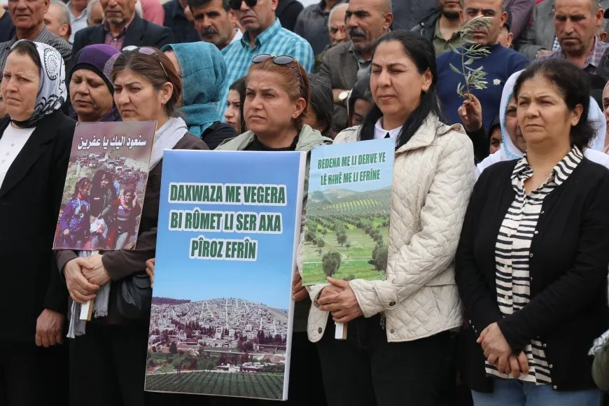 Ji bo salvegera dagirkirina Efrînê û şermezarkirina komkujiya Kobanê rêzeçalakî