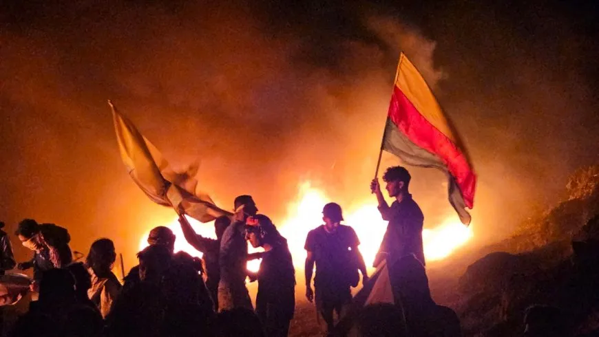 Piştî çend salan ji qedexeyê agirê Newrozê li çiyayê Kokebê hat pêxistin