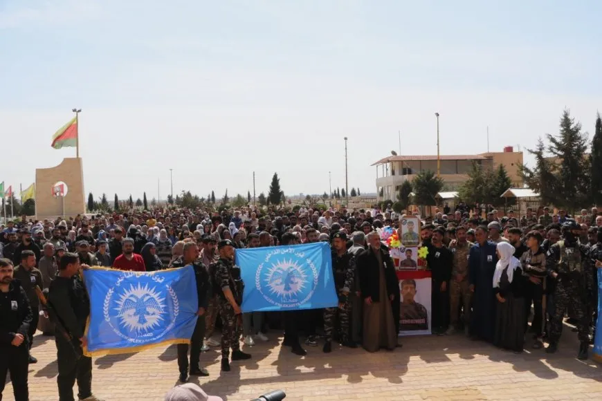Şervanê HAT’ê Cengîz Hesekê bi merasîmeke girseyî hate oxirkirin