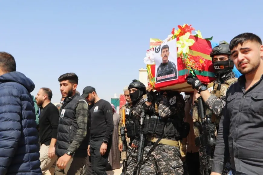 Şervanê HAT’ê Cengîz Hesekê bi merasîmeke girseyî hate oxirkirin