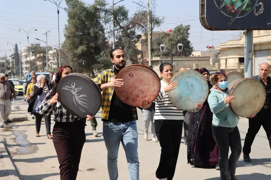 Pîrozbahiyên Newrozê li kantona Cizîrê dewam dikin