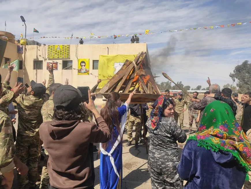 Ji Rojava heya Şamê pîrozbahiyên Newrozê