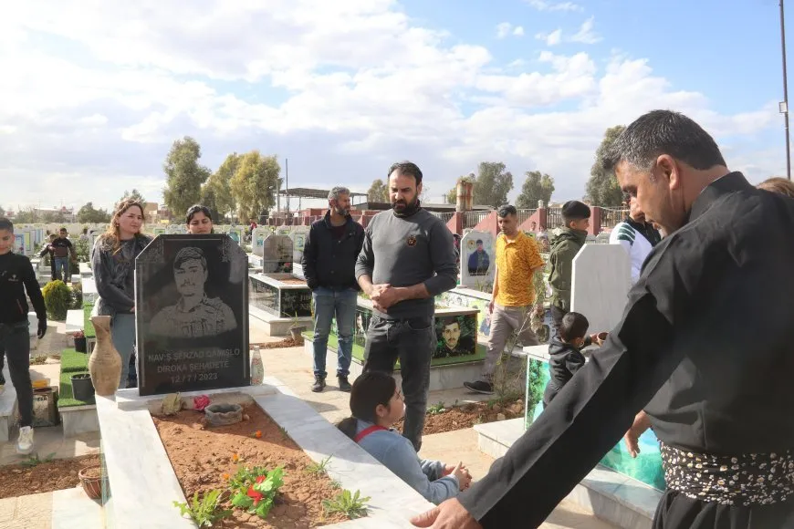 Şandeyeke Rêveberiya Xweser serdana Pakrewangeha Şehîd Delîl Saroxan kir