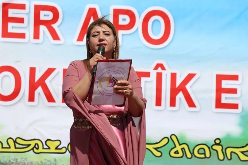 "Armanca me azadiya Rêber Abdullah Ocalan û Sûriyeya demokratîk e"