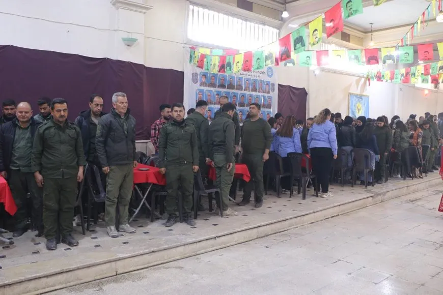 Ji endamên Hêzên Ewlekariya Hundirîn ên Helebê re şahiyek hat lidarxistin