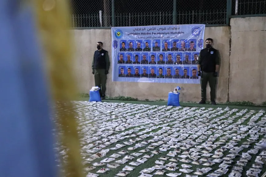 Li Qamişloyê 2 milyon û 765 hezar hebên kaptagonê hatin girtin