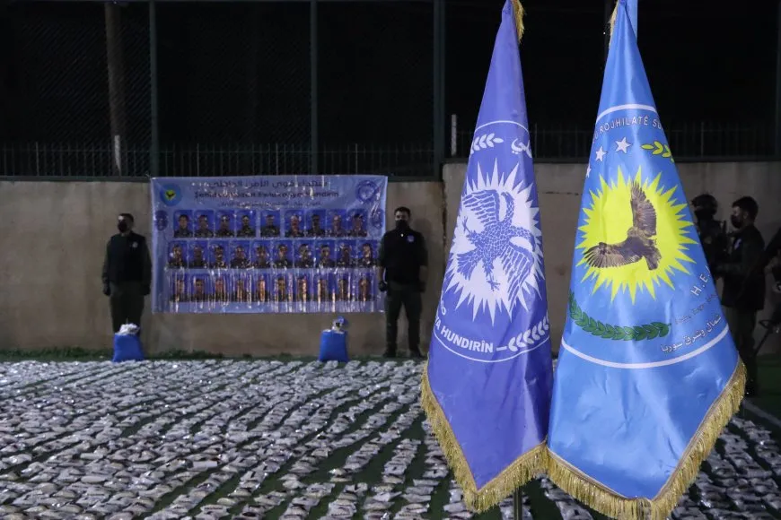 Li Qamişloyê 2 milyon û 765 hezar hebên kaptagonê hatin girtin