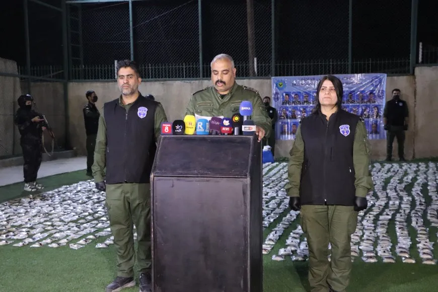 Li Qamişloyê 2 milyon û 765 hezar hebên kaptagonê hatin girtin