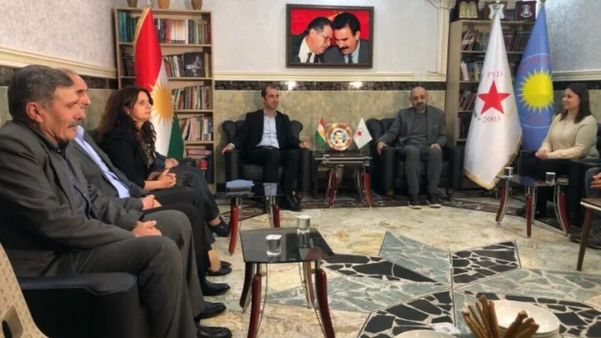 DEM Partî û DBP’ê serdana Nûnertiya PYD’ê ya li Silêmaniyê kir