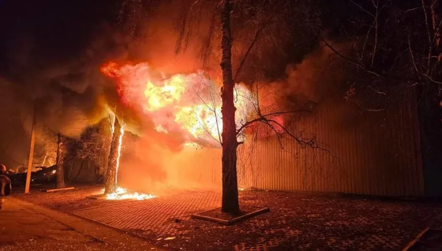 Hêzên Rûsyayê bi dronan êrişî bajarê Kharkivê kir