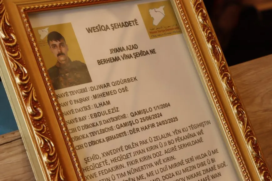 Ji bo malbata şehîd Dijwar Qidurbeg sersaxî hat xwestin
