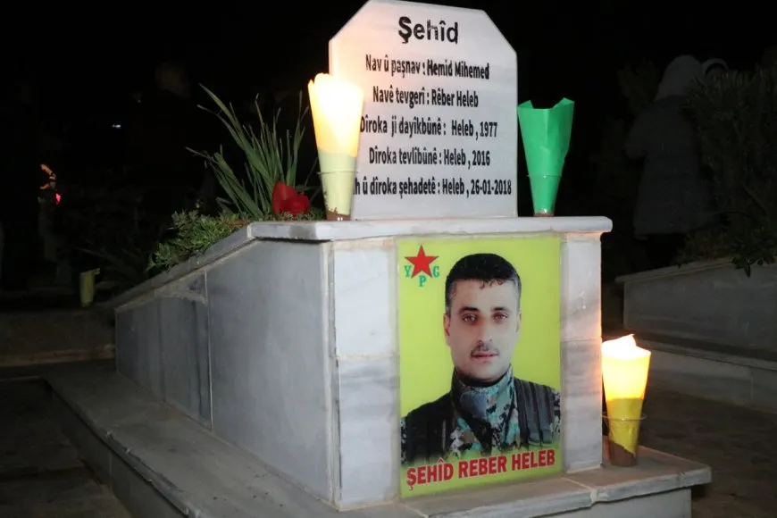 Xelkê Bakur û Rojhilatê Sûriyeyê bi boneya Cejna Remezanê serdana gorên şehîdan kir
