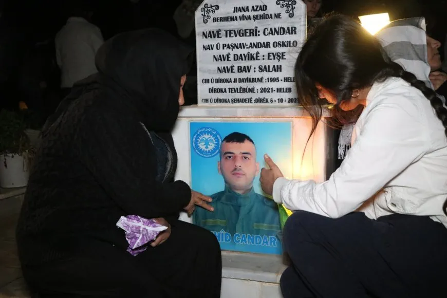 Xelkê Bakur û Rojhilatê Sûriyeyê bi boneya Cejna Remezanê serdana gorên şehîdan kir