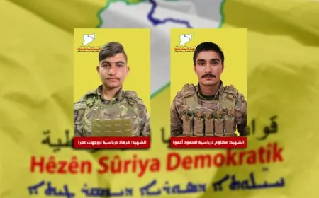 QSD’ê nasnameyên 2 şervanên li Tişrînê şehîd bûne aşkera kirin