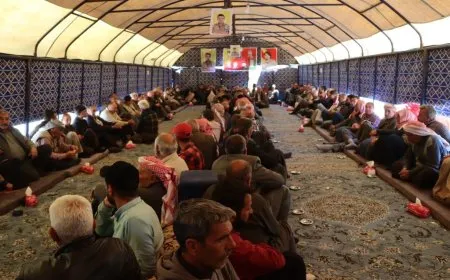 Sersaxî dan malbatên şehîd Çiyager û şehîd Şiyar