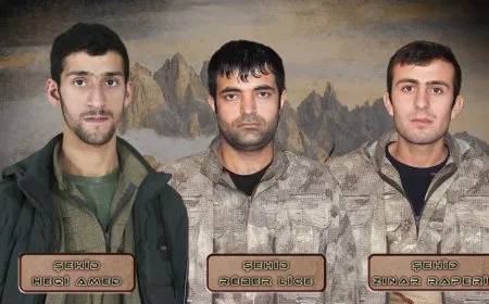 HPG'ê nasnameya 3 şehîdan eşkere kir