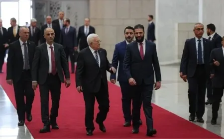 Serokê Filistînê serdana Şamê kir