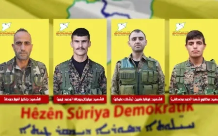 QSD’ê şehadeta 4 şervanan ragihand