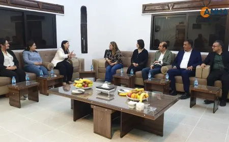 Şandeyek DEM Partiyê ji bo Konferansa Kurdî derbasî Rojava bû