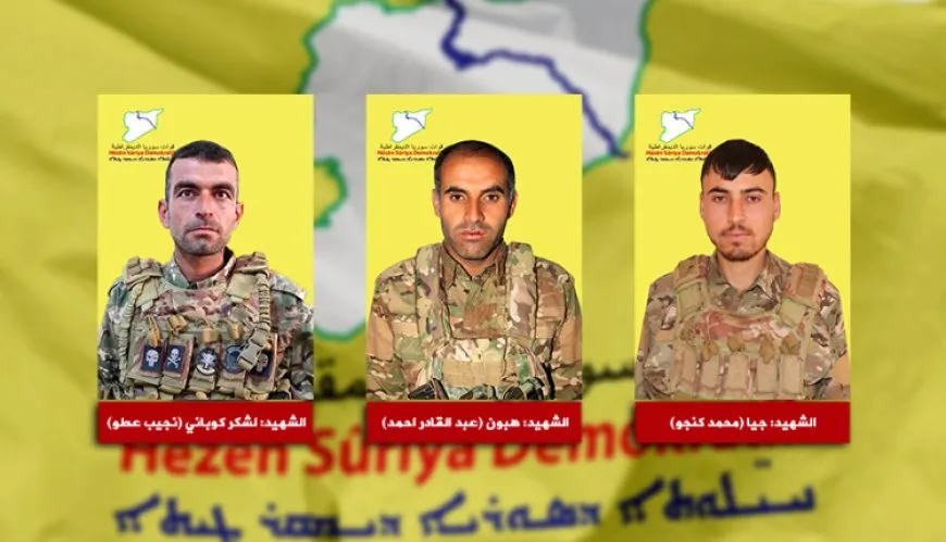 3 şervanên QSD’ê di qezayekê de şehîd bûn