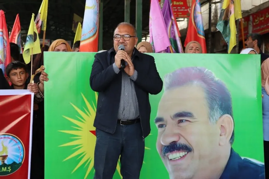 Bi hezaran kes ji bo azadiya fîzîkî ya Rêber Abdullah Ocalan meşiyan