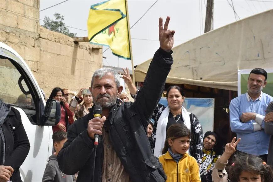 Xelkê Dirbêsiyê sersaxî da malbatên her du şehîdan Ferhad û Mazlûm