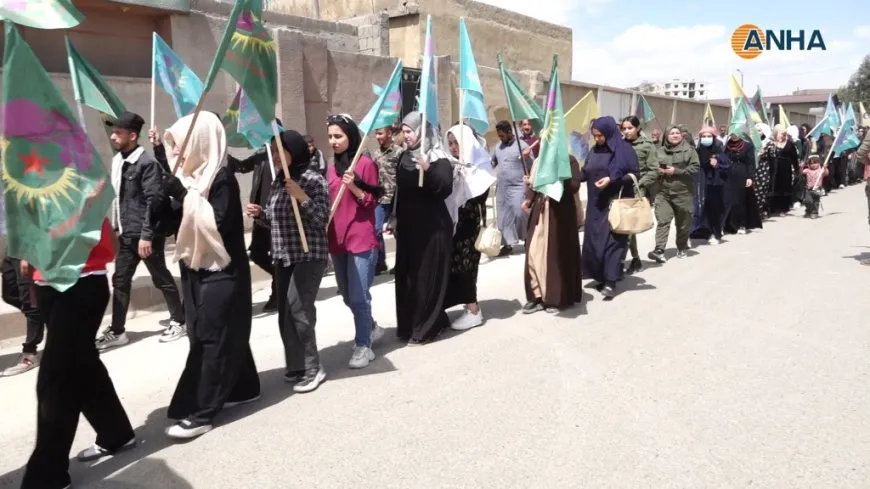 Ciwanên Reqa û Tebqa daxwaza azadiya Rêber Abdullah Ocalan kir