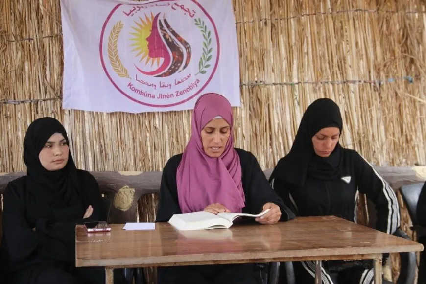 Li Dêrazorê û Reqayê rûniştin xwendina parêznameyên Rêber Abdullah Ocalan
