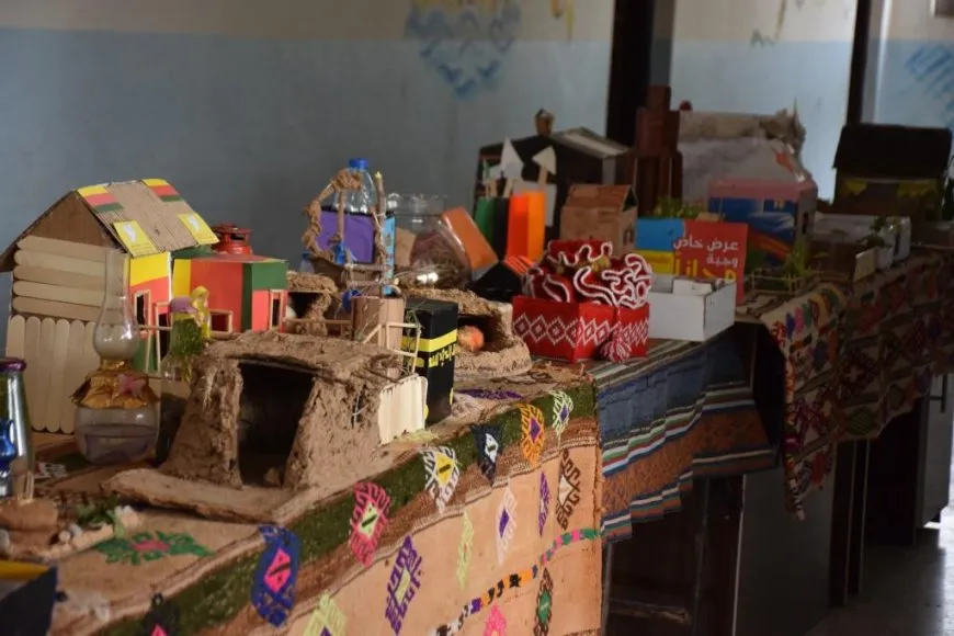 Li Kobanê mamoste û xwendekaran pêşangehek vekir