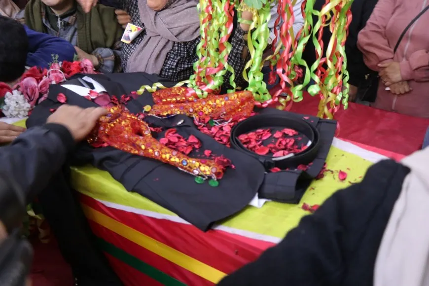 Li Helebê şehîdek hat oxirkirin û merasîma xiyabî ya 2 şehîdan hat lidarxistin